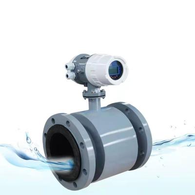 China 316L IP68 4-20mA Clamp Type Sanitary Digital Electromagnetic Flow Meter Sanitary Flow Meter For Liquid Milk Sewage Sea Water for sale