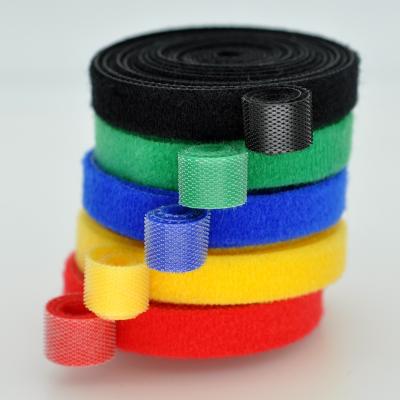 China Durable Multicolor IT Wrap Self-Gripping Rope Ties /back To Support Hook And Loop Cable Tie Custom Logo for sale