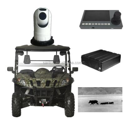 China NIGHT VISION 360 Degree Rotation Vehicle Top Mounted Boar Hunting Thermal Camera With IP66 Waterproof for sale