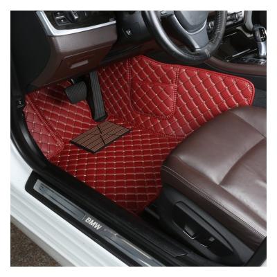 China All-season protection supplier for leather luxury not easy to slip high safety Diamond Double Layered Detachable Car Mats For Mercedes Ml 250 for sale