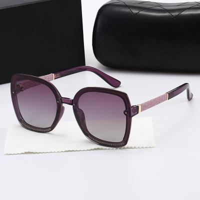 China Fashion Sunglasses 2021 New Polarized Small Women Diamond Fashion Korean Sunglasses Round Sun Glasses Face Driving Sun Glasses 2021 for sale