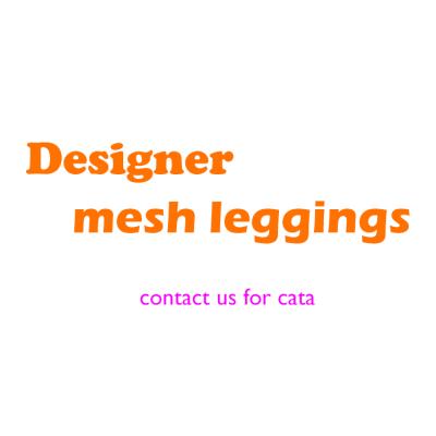 China Luxury high quality breathable letter shape women mesh sexy girl leggings leggings designer famous brand for sale