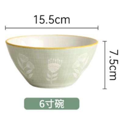 China High Quality Household Viable Modern Design 6 Inch Soup Bowl for sale