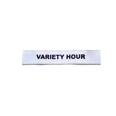 China Other Wholesale Cheap Woven Garment Labels Free Design Custom Made Fabric Woven Labels For Clothing for sale