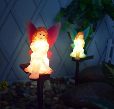 China Solar Garden LED Flower Fairy Lights Holiday Lighting Christmas Outdoor Ornaments Lawn Bestselling Amazon Garden Light for sale