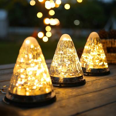 China Best Selling Amazon Starlight Garden Solar Conical Led String Lights Waterproof Led Solar Garden Light Outdoor Garden Lighting for sale