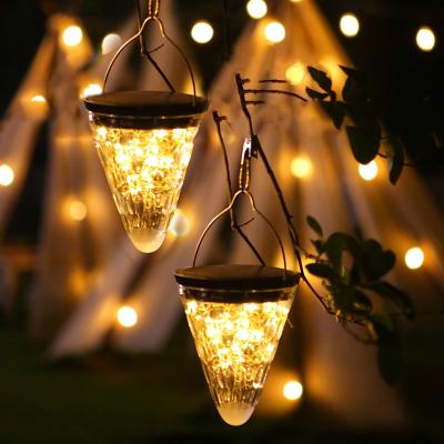 China Amazon Best Selling LED Starlight Solar Conical Waterproof String Light Solar LED Garden Light for sale