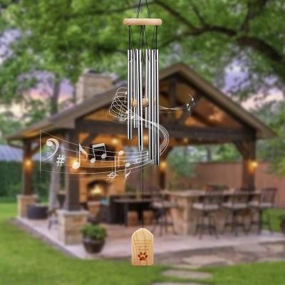 China Tone Condolences Wind Chimes Outdoor Deep Minimalist Clearing Wind Rings Wind of Loss Rings Memorial Wind Chimes for sale