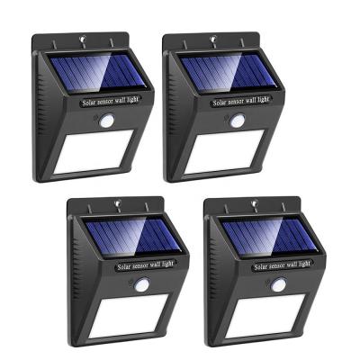 China Outdoor Garden Night Sensor Solar Powered Led Wall Light For Yard Pathway Garden Waterproof Led Solar Light Amazon Best Selling for sale