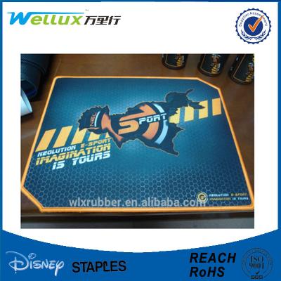 China Small Anti Slip Mouse Mat / Pad Hard Surface With Photo CMYK Sublimation Printing for sale