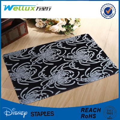 China Custom Natural Rubber Floor Mats  / Door Mat For Cars Heat Sublimation Printed for sale