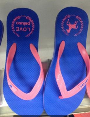 China CMYK Sublimation Blank Rubber Flip Flops / Colorful EVA Flip Flop Slipper for sale