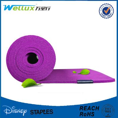 China Customized Sublimation Print Natural Rubber Exercise Mats Extra Thick Yoga Mat for sale