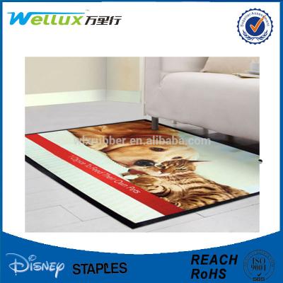 China Non - toxic Gym Outdoor Rubber Floor Mats with Photo 1.5 MM Thickness REACH for sale