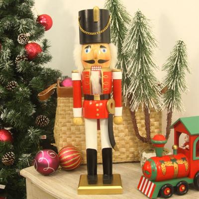 China Christamas Home Decor Christmas Wooden Nutcracker For Christmas Decoration for sale