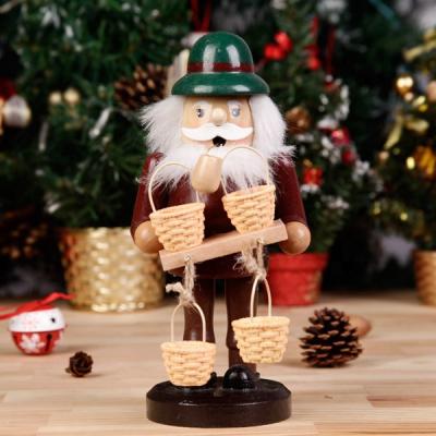 China Christamas Wooden Home Decoration 2019 Christmas Smoker Decoration 6 PCS Assortment for sale