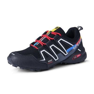 China Rubber Men Hiking Shoes Waterproof Non-slip Camping Climbing Outdoor Sneakers Men Travel Sports Shoes Plus Size39-47 for sale