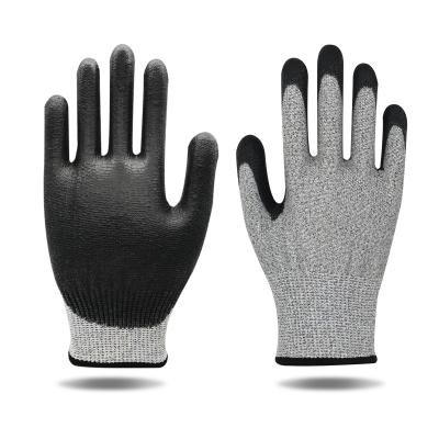 China Household Labor OEM&ODM HPPE Food Grade Hand Protection Cut Resistant Glove Anti-Cut Gloves EN388 Level 5 For Kitchen Tools for sale