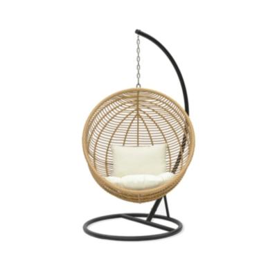 China Wholesale High Quality Convertible Outdoor Rattan Round Shape Factory Chair Swing Hanging Chair for sale