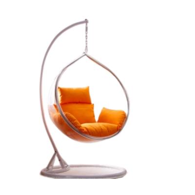 China Outdoor 2021 New Products Convertible Clear Acrylic Bubble Chair Hanging Bracket Swing Chair for sale