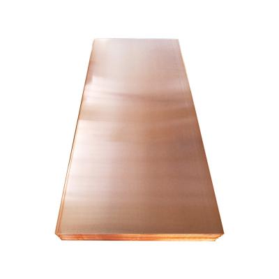 China 8mm 10mm 20mm C1100 C11000 Copper Plate for sale