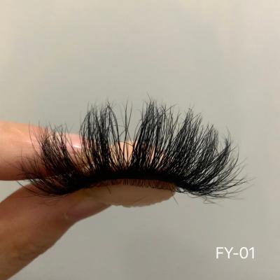 China Top Brand Mink Eyelashes Mink Fur Eyelash Natural Soft Eyelash 100% 25mm Hand Made 3d Mink Strip Lashes for sale