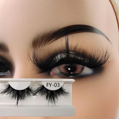 China Soft eyelash natural long different 3d natural Mink Lashes Handmade 25mm 3d Mink Eyelashes for sale