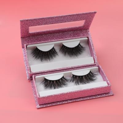 China Natural Soft Eyelash Clean Brand Makeup Mink Lashes 3d 25mm Handmade Natural Looking Lashes Real With Custom Bundles for sale