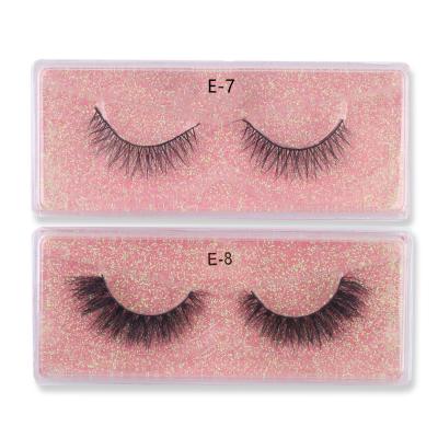 China 100% Natural Soft Eyelash Real Cruelty Free Single 3d Mink Eyelash And Boxes Natural 25mm Soft Mink Eyelashes for sale