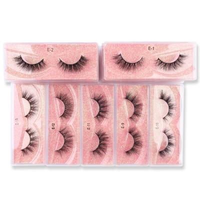 China Free Sample Natural Soft Eyelash Lashes Packaging 100% Mink Fur Eyelash Luxury 3d Mink Eyelashes With Custom Eyelash for sale