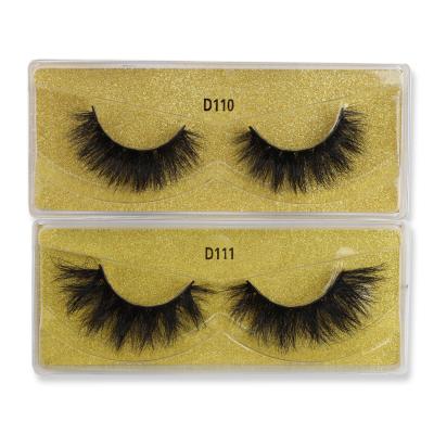 China Private Label Soft Natural Mink Eyelashes Handmade 3d Mink Lashes False Eyelashes Eyelash Wholesale for sale