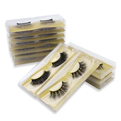 China Natural Mink Eyelashes Soft Pack Supplier Private Label 3d Mink Eyelash With Lashes Custom for sale