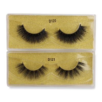 China Natural Soft Eyelash Mink Fur Eyelash Professional Vendor 100% Handmade Private Labels of 3d Mink False Eyelashes With Personal for sale