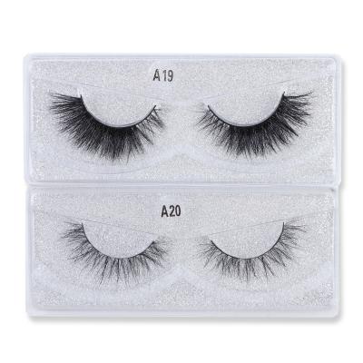 China Natural Soft Eyelash Best Mink Eyelashes Vendor 100% Real Mink Fur Eyelashes Long Lasting 3d Mink Eyelash for sale