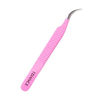 China TDANCE Grafting Eyelash Extension Whips Extension Tweezers Eye Whips Eyelash Tweezers Volume Sharp Tweezers for sale