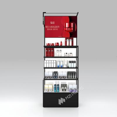 China KLNS-R3 Multiple Levels of Display Space Skincare Display Cabinet with Soft Film Light Box for sale