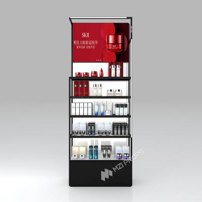 China KLNS-R4 Multiple Levels of Display Space Skincare Display Cabinet with White LED Strips for sale