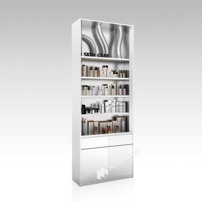 China YZoS-U3 Pipe Decor Scene Skincare Display Cabinet with LED Lighting Channels for sale