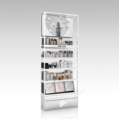 China YZoS-U4 900*60*540 Full-Edge Light Box Display Cabinet para cuidados da pele com dobradiças superiores à venda