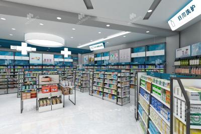 China 05-QWJYS Pharmacy Store Design With Avant-garde minimalist style for sale