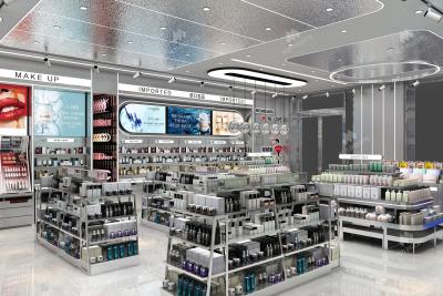 China 12-YZoS001, Metaverse-serie Cosmetische winkel in Lianyungang met 27 hoofdinstallaties binnen 145 m2 en ca. $ 10.769 Budget Te koop