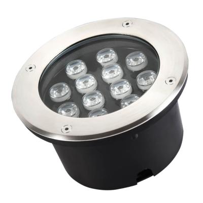 China Led Luminaire Inground Well Lamp 12W Underground Round Led Underground Light for sale