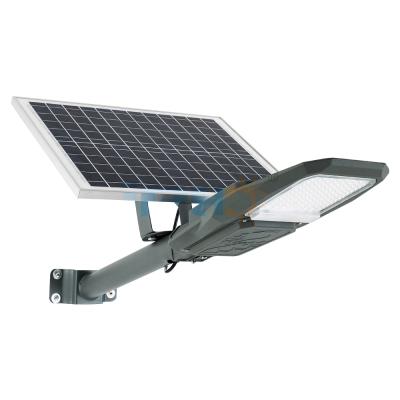 China ROAD 150LM/W Industrial Outdoor Waterproof IP65 Panel Remote Control Solar Powered Street Light Led for sale