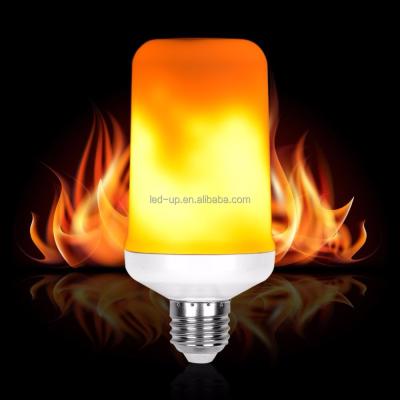 China Electric Decoration Led Flame Bulb 108 LED 4 Modes 5W Flickering Flame Lamp for sale