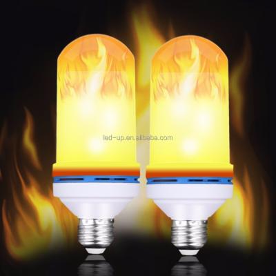 China Led Flame Lamp 4 Modes E26 Flame Lamps Effect Flickering Light Fire Bulb For Christmas Outdoor Garden Hotel Bars Home Decoration Flame Led Lamp for sale