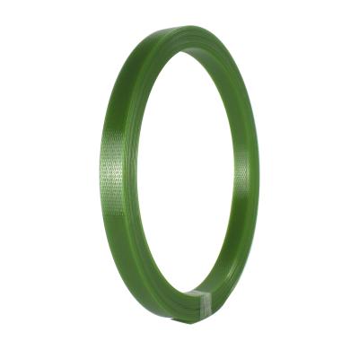 China Hot Selling Customization 0.8mm*16mm Green PET Plastic Wrapping Strapping Machine / Belt Rolls for sale