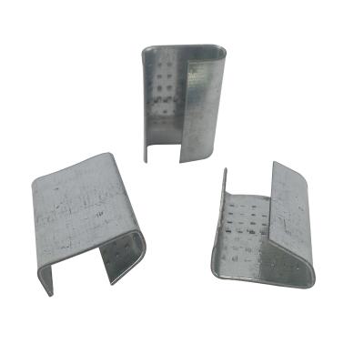 China Wholesale 13/16/19 Mm Pet Galvanized Iron Open Hardware Strapping Packing Buckle for sale