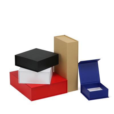 China Recyclable Custom Boxes Printing Luxury Magnet Cardboard Box Packaging Lid Foldable Magnetic Paper Box for sale