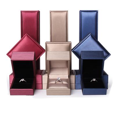 China Custom Luxury High Performance Logo Design Jewelry Box Packaging Watch Box Necklace Set Ring Earring Bangle Jewelry Boxes for sale