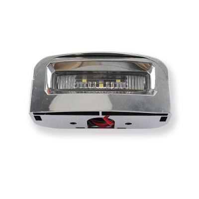 China Tail/Stop/Direction/Reversing Hot sale E4 10-30V IP68 LED Truck Trailer license number plate light for sale